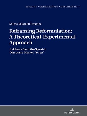 cover image of Reframing Reformulation